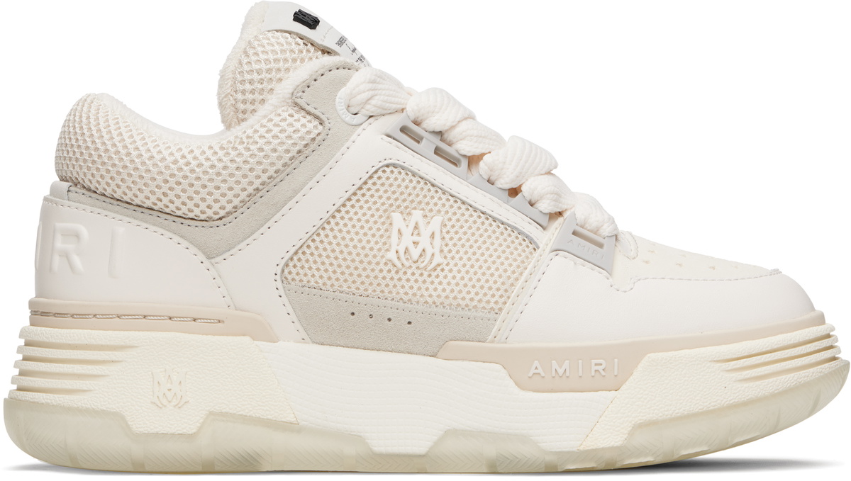 AMIRI Beige & White MA-1 Sneakers Amiri