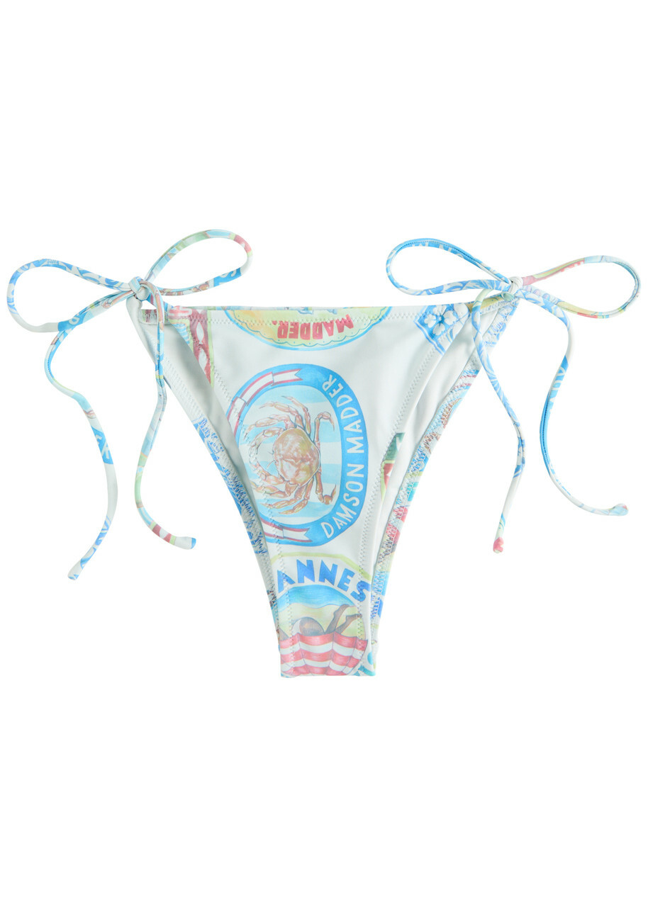 Damson Madder Printed Bikini Briefs Multicoloured