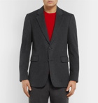 Burberry - Dark-Grey Slim-Fit Mélange Felted Cashmere Blazer - Men - Dark gray