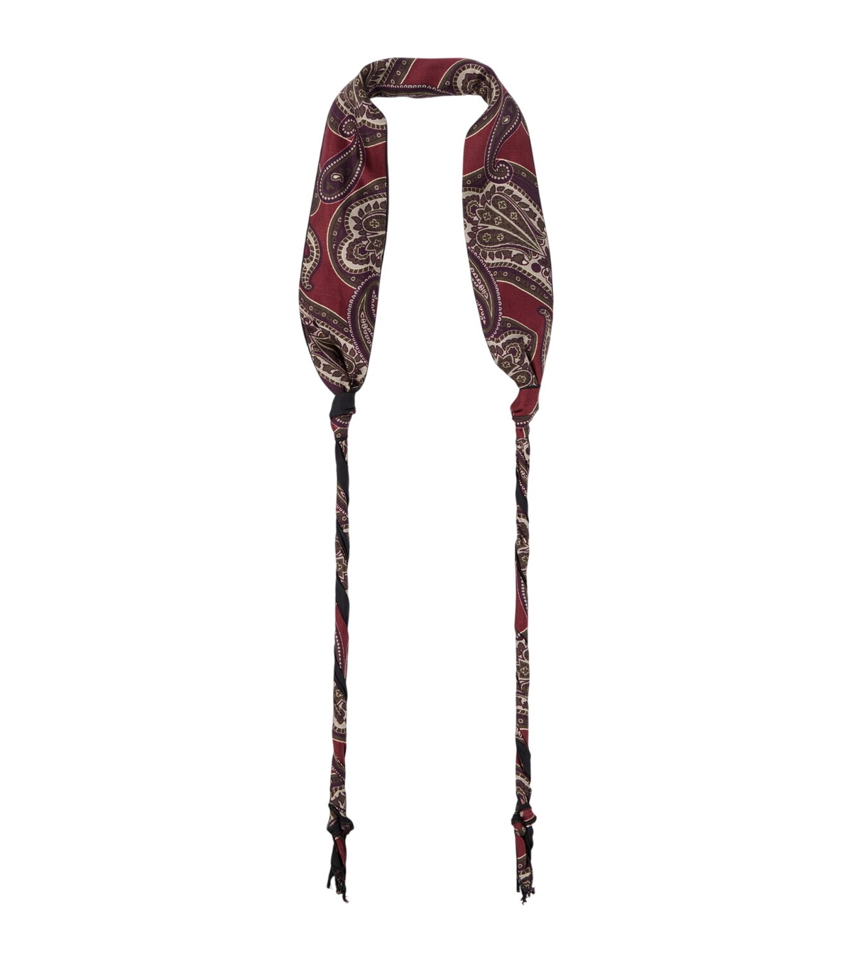 小物 OUR LEGACY leather tie Our Legacy - Tie Black Real Fake Leather