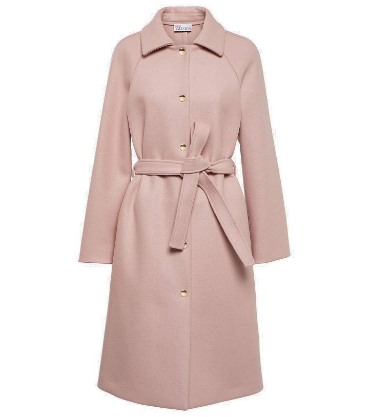 Photo: REDValentino Single-breasted wool-blend coat