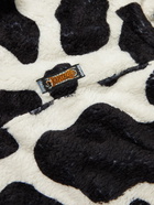 KAPITAL - Cow-Intarsia Fleece Sweatshirt - Multi