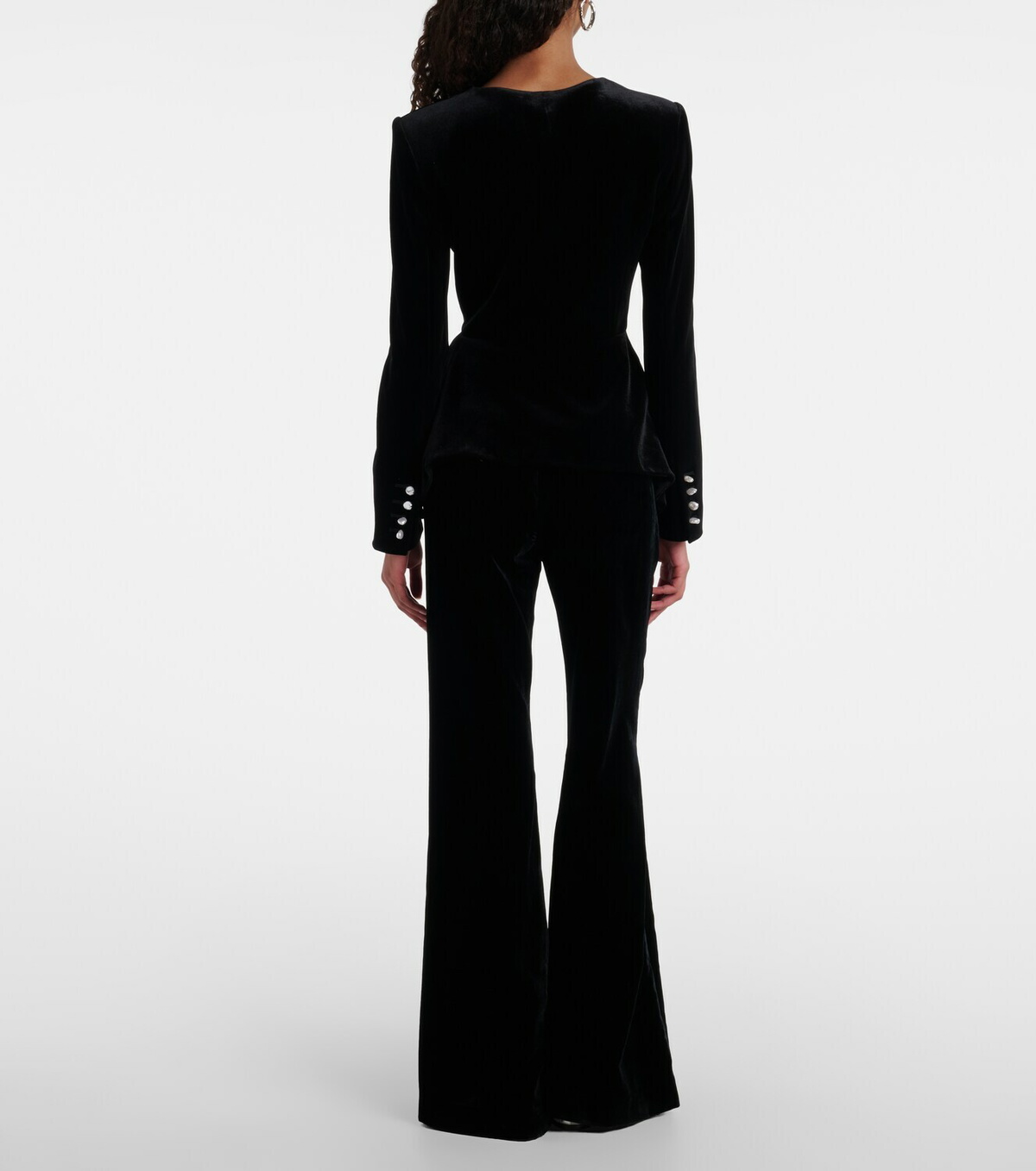 Roland Mouret Peplum velvet jacket