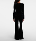 Roland Mouret Peplum velvet jacket