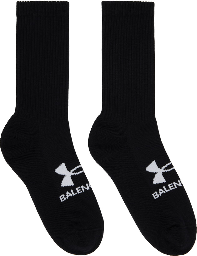 Photo: Balenciaga Black Under Armour Edition Tennis Socks