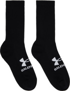 Balenciaga Black Under Armour Edition Tennis Socks