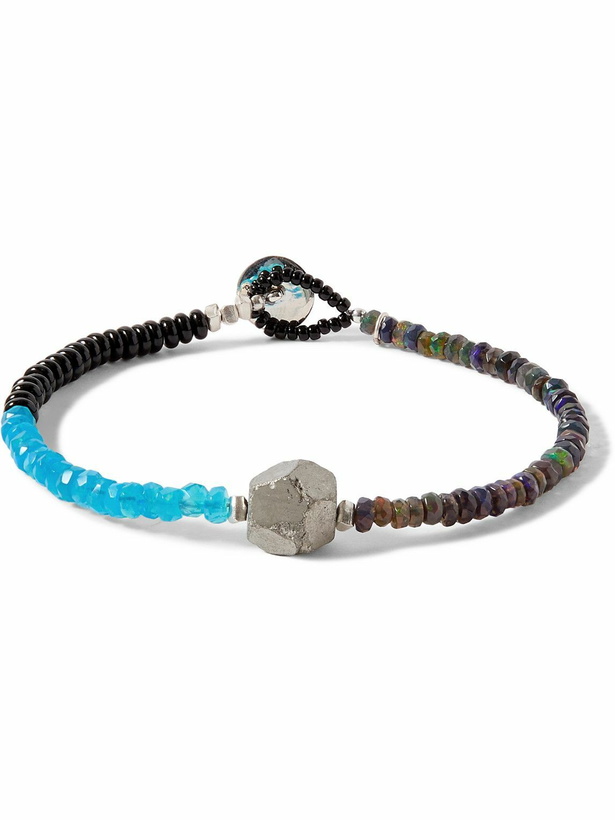 Photo: Peyote Bird - Brett Silver Multi-Stone Beaded Bracelet