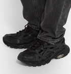 Balenciaga - Track 2 Mesh, Nylon and Rubber Sneakers - Black