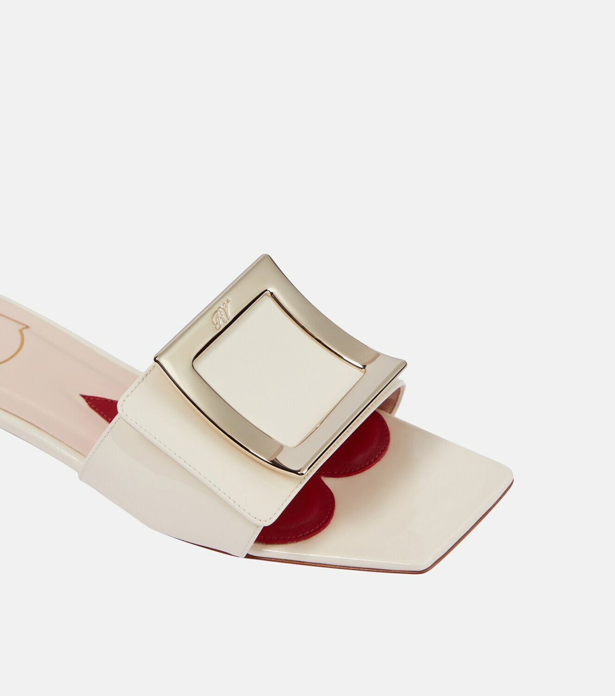 サンダル・ミュール Roger Vivier Belle Vivier Patent Leather Slingback Belle Vivier patent leather slingback pumps in multicoloured