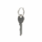 MM6 Maison Margiela Women's Key Earrings in Silver 