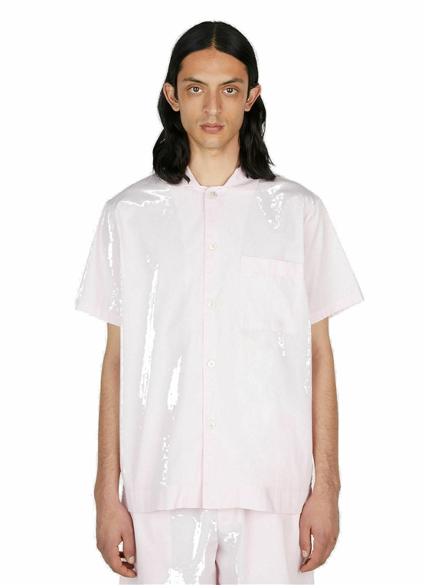 Photo: Tekla - Short Sleeve Shirt in Pink