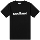 Soulland Men's Chuck Logo T-Shirt in Black
