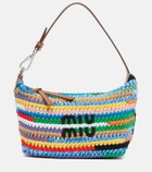 Miu Miu Logo crochet shoulder bag