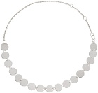 Saskia Diez Silver Paillettes Necklace