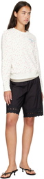 Sandy Liang Black Pepita Shorts