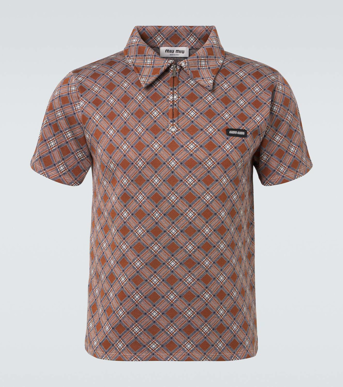 Miu Miu Silk polo shirt