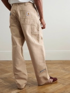 Carhartt WIP - OG Single Knee Printed Straight-Leg Organic Cotton-Canvas Trousers - Neutrals
