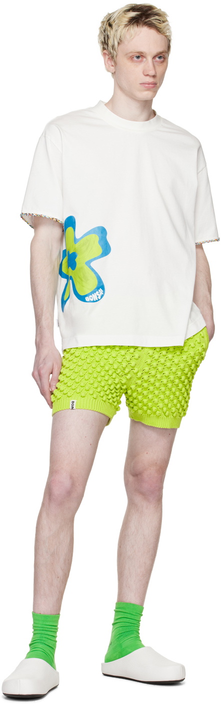 Bonsai White Beaded T-Shirt