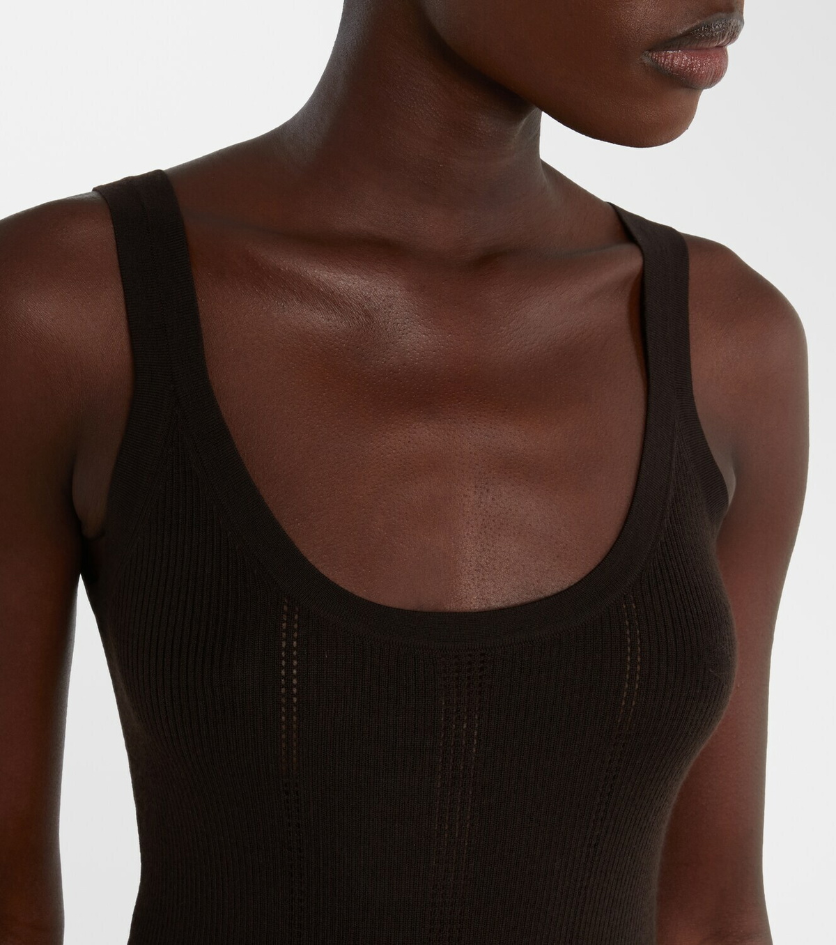 Gabriela Hearst Pointelle wool tank top