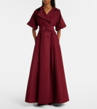 Carolina Herrera Belted silk gown