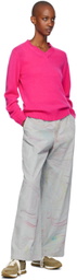 The Elder Statesman Gray Marble Gabber Trousers