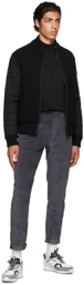 Dunhill Black Rolla Quilt Jacket