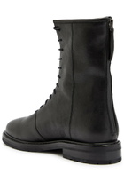 Legres Grained Leather Ankle Boots Black
