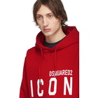 Dsquared2 Red Icon Hoodie