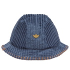 Adidas Men's x CLOT Bucket Hat in Night Indigo