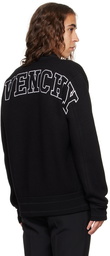 Givenchy Black Varsity Bomber Jacket