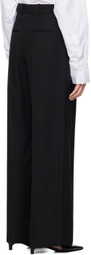 Carven Black Straight Leg Trousers