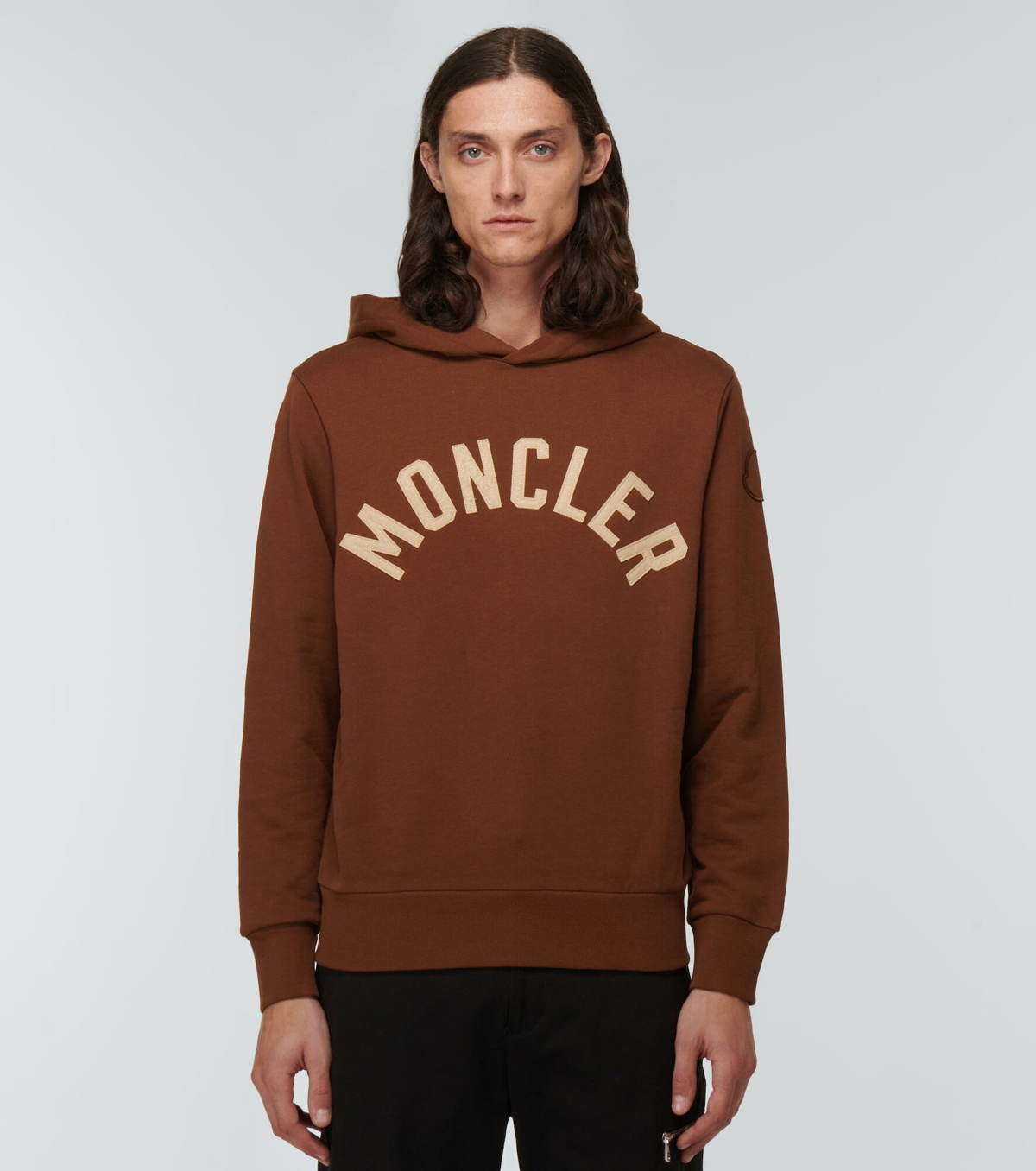 Moncler - Printed cotton hoodie Moncler