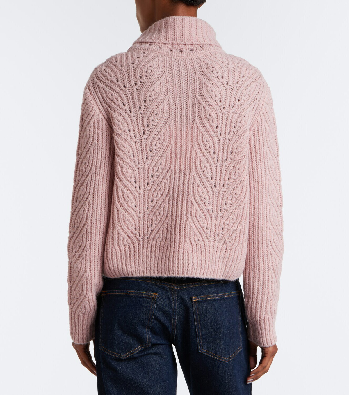 Moncler Wool, alpaca, and cashmere turtleneck sweater