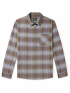 A.P.C. - Trek Checked Cotton-Flannel Shirt - Gray