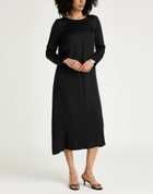Manila Grace Womens Midi dress in Black