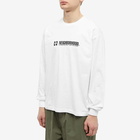 Neighborhood Men's Long Sleeve NH-12 T-Shirt in White