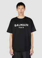 Balmain - Logo Print T-Shirt in Black