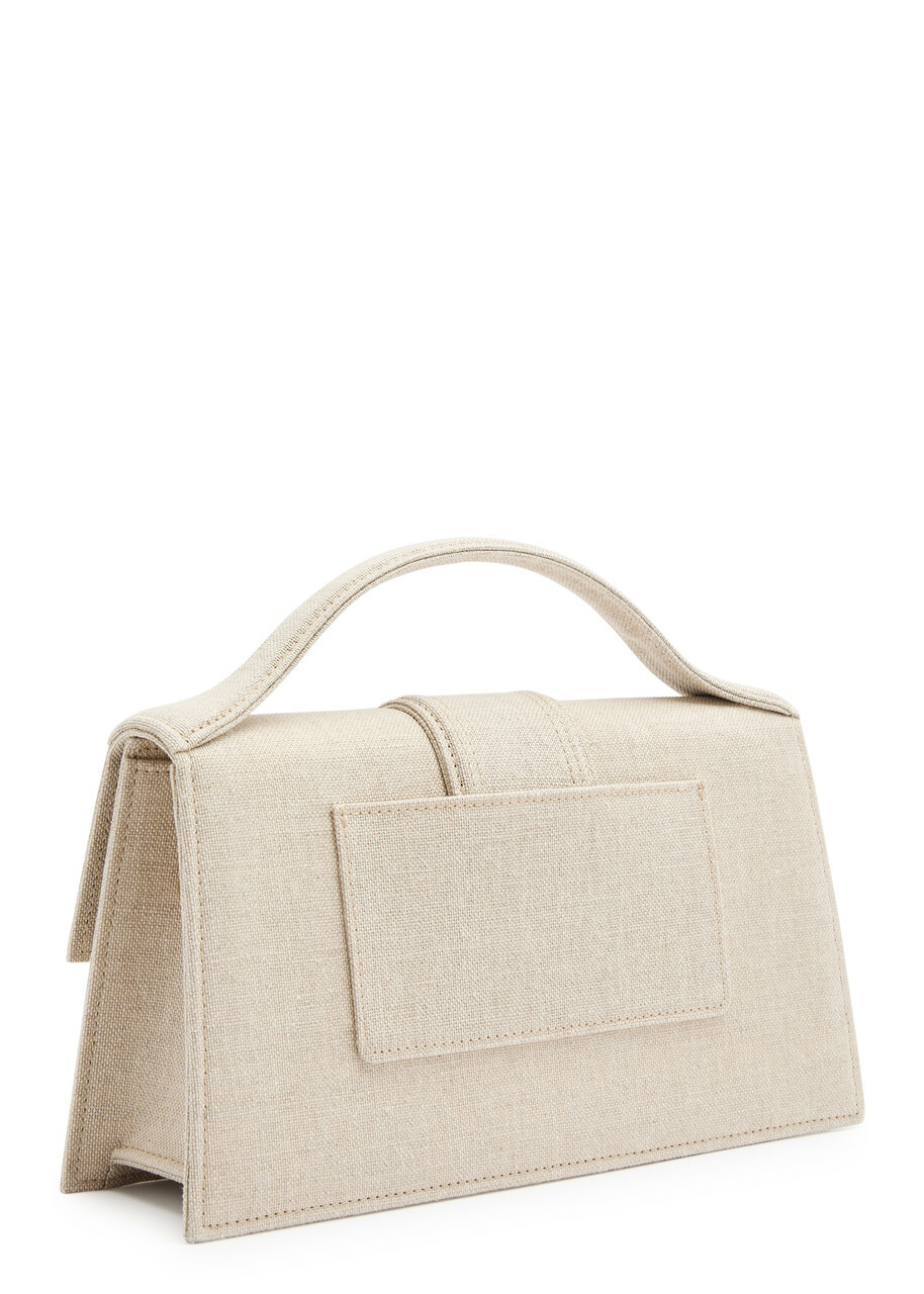 Jacquemus Le Grand Bambino Canvas top Handle bag - Beige
