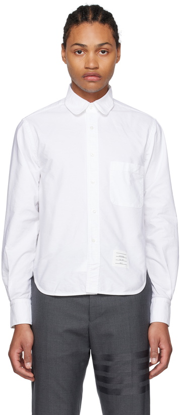 Photo: Thom Browne White Patch Shirt