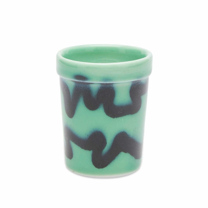 Photo: Frizbee Ceramics Espresso Cup in Green Ice