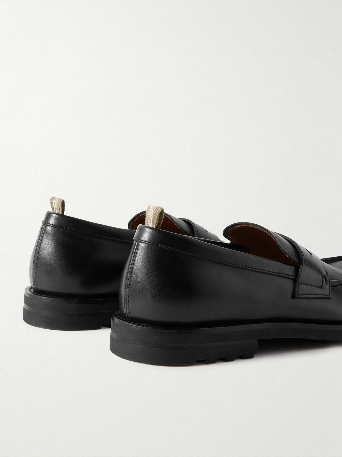 Officine Creative - Belmondo 006 Leather Loafers - Black  display picture 3
