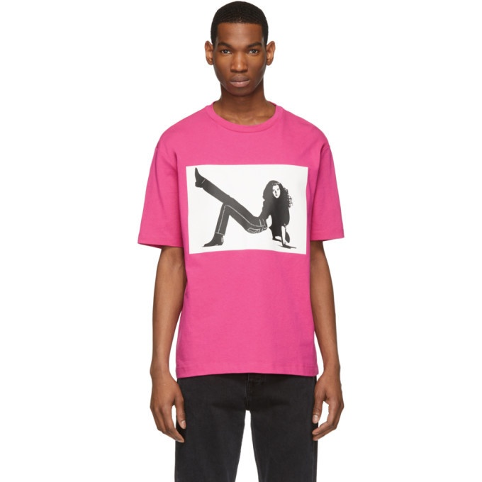 Photo: Calvin Klein Jeans Est. 1978 Pink Icon Printed T-Shirt