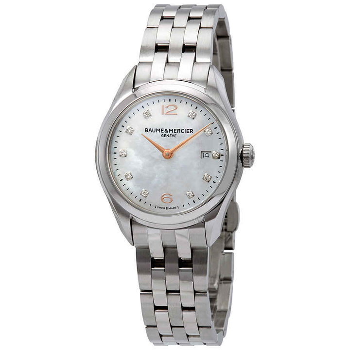 Photo: Baume and Mercier Clifton Mother of Pearl Dial Ladies Watch 10176