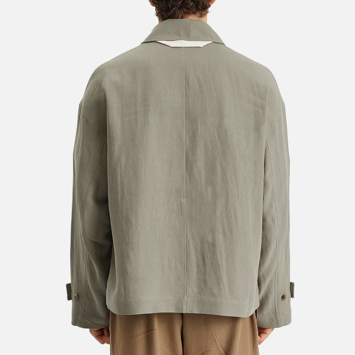 Merely Made Men's Gurkha Jacket in Moss Grey