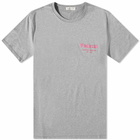 Alexander McQueen Men's Small Logo T-Shirt in Pale Grey