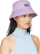 Nina Ricci Purple Logo Sun Hat