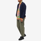 Universal Works Men's Wool Fleece Cardigan in Navy