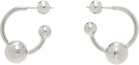 Jean Paul Gaultier Silver 'The Piercing' Earrings