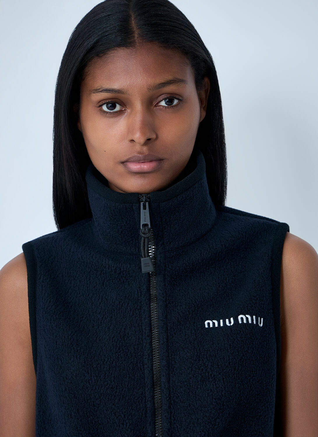 Miu Miu Logo Motif Gilet
