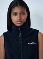 Miu Miu Logo Motif Gilet
